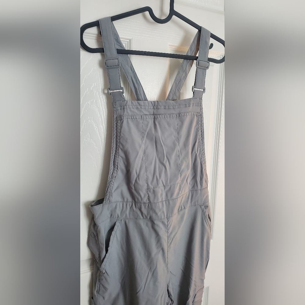 Duluth Trading Co. Women's Grey Overalls Size 6 - Picture 2 of 5